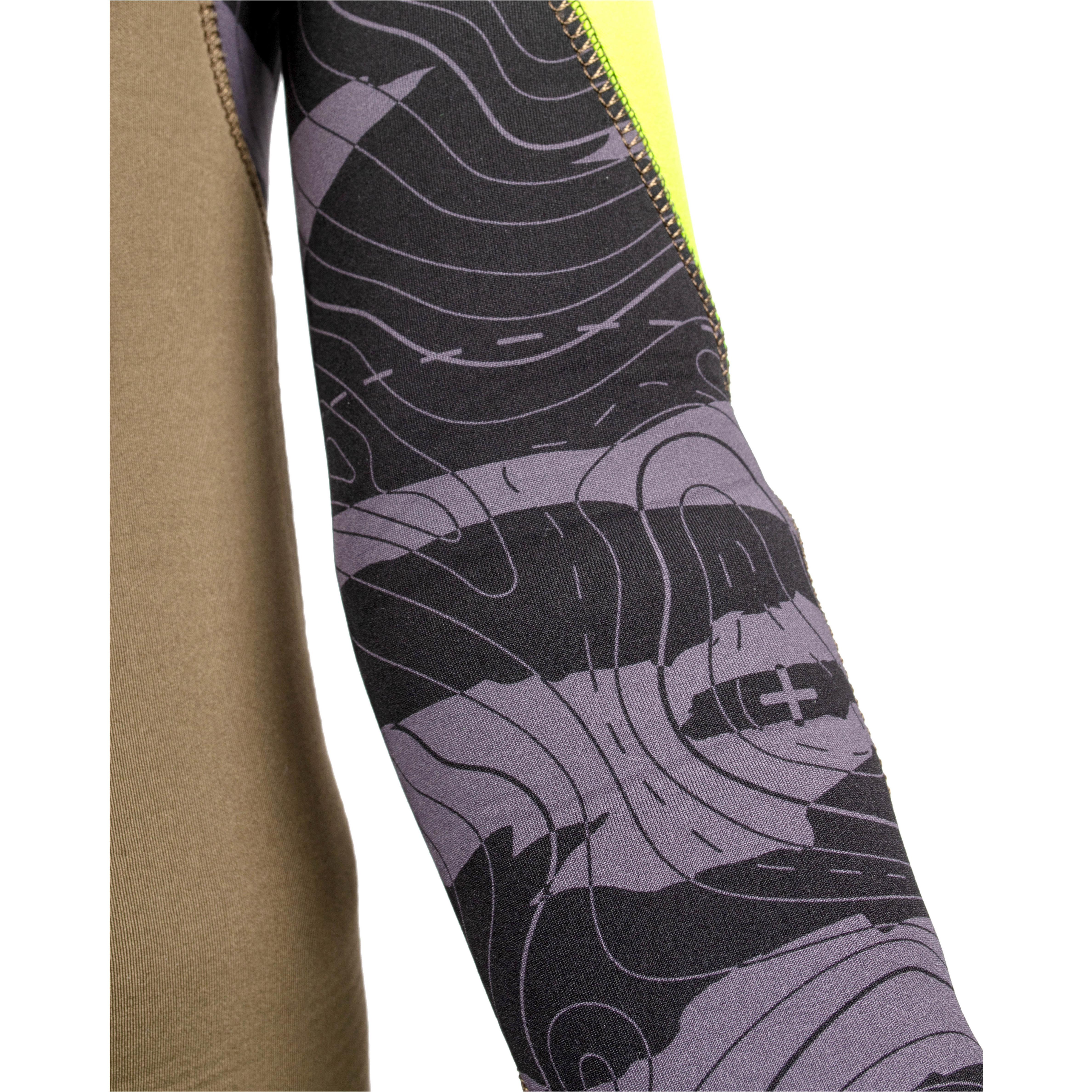 2025 Gul Junior Response 5/4mm GBS Chest Zip Wetsuit RE1251-C1 - Green / Sulphur